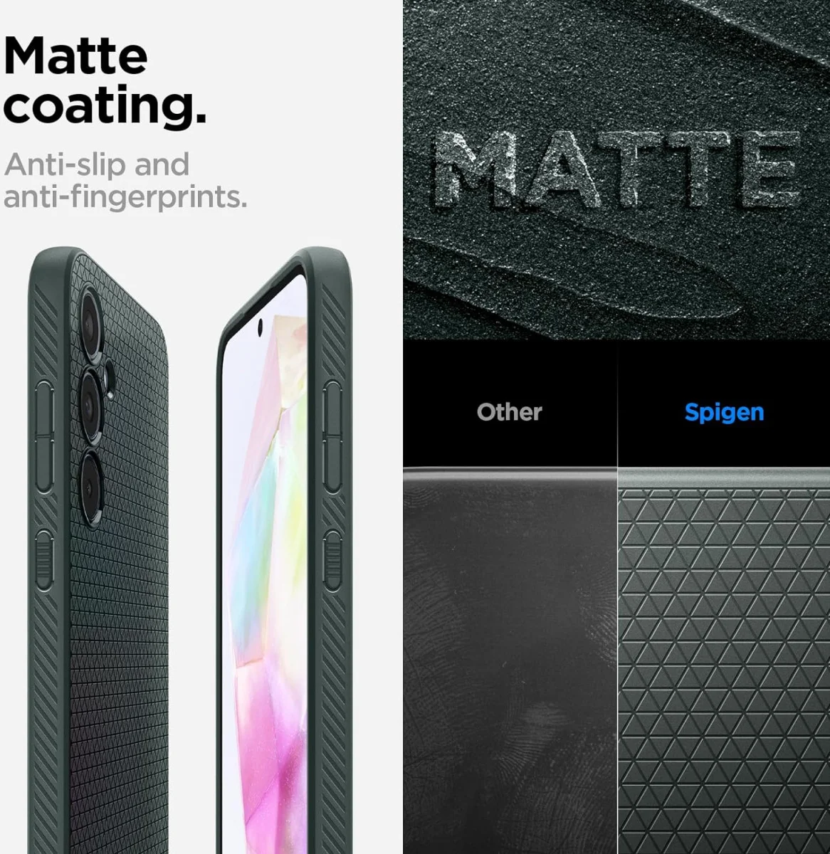 Spigen Liquid Air Samsung Galaxy A35 Hoesje Back Cover Groen afbeelding 6