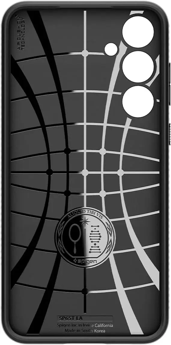 Spigen Liquid Air Samsung Galaxy A55 Hoesje Back Cover Matte Zwart afbeelding 9