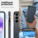 Spigen Tough Armor Samsung Galaxy A55 Hoesje Back Cover Metal Slate afbeelding 3
