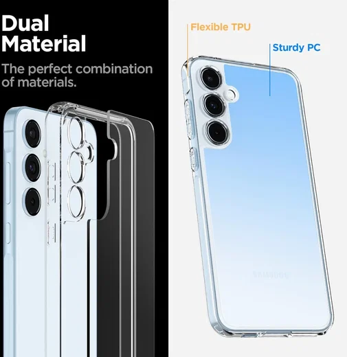 Spigen Ultra Hybrid Samsung Galaxy A55 Hoesje Back Cover Transparant afbeelding 7