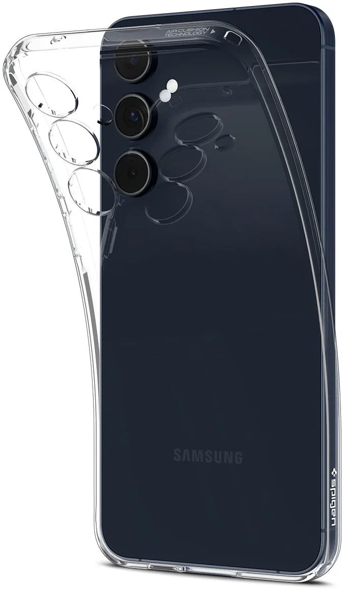 Spigen Crystal Flex Samsung Galaxy A55 Hoesje Back Cover Transparant afbeelding 2