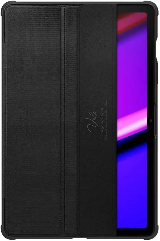 Spigen Rugged Armor Samsung Tab S10 Lite / S10 FE / S9 (FE) Hoes Book Case Zwart afbeelding 2