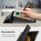 Spigen Rugged Armor Samsung Tab S10 Lite / S10 FE / S9 (FE) Hoes Book Case Zwart afbeelding 4