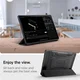 Spigen Rugged Armor Samsung Tab S10 Lite / S10 FE / S9 (FE) Hoes Book Case Zwart afbeelding 5