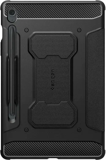 Spigen Rugged Armor Samsung Tab S10 Lite / S10 FE / S9 (FE) Hoes Book Case Zwart afbeelding 9