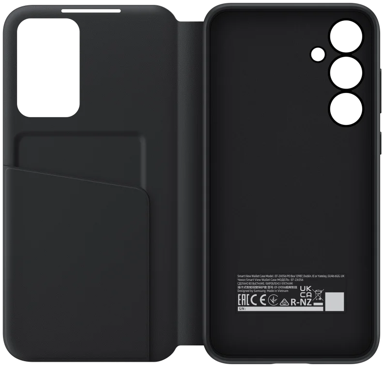 Origineel Samsung Galaxy A55 Hoesje Smart View Wallet Case Zwart afbeelding 6