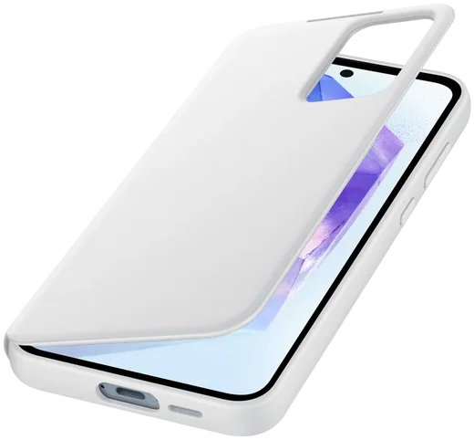 Origineel Samsung Galaxy A55 Hoesje Smart View Wallet Case Wit afbeelding 1