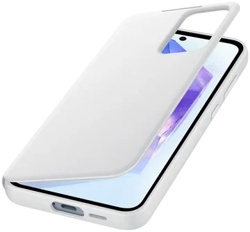 Origineel Samsung Galaxy A55 Hoesje Smart View Wallet Case Wit