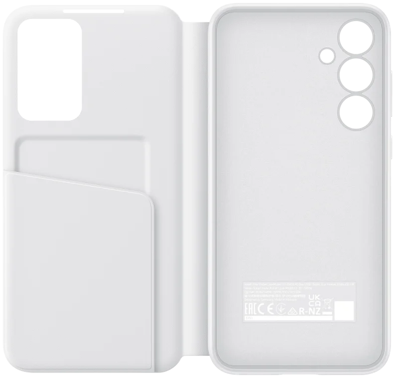 Origineel Samsung Galaxy A55 Hoesje Smart View Wallet Case Wit afbeelding 7