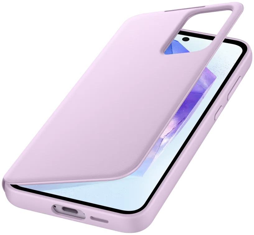 Origineel Samsung Galaxy A55 Hoesje Smart View Wallet Case Roze afbeelding 1