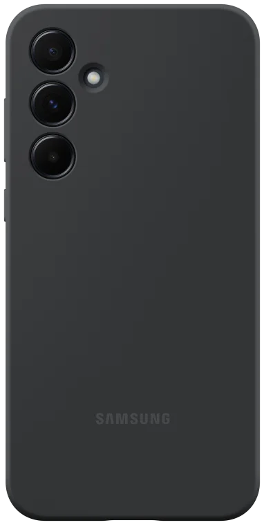 Origineel Samsung Galaxy A55 Hoesje Silicone Case Back Cover Zwart afbeelding 1