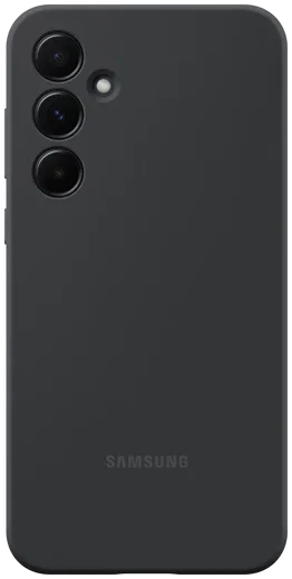 Origineel Samsung Galaxy A55 Hoesje Silicone Case Back Cover Zwart afbeelding 1