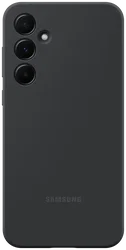Origineel Samsung Galaxy A55 Hoesje Silicone Case Back Cover Zwart afbeelding