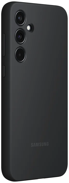 Origineel Samsung Galaxy A55 Hoesje Silicone Case Back Cover Zwart afbeelding 2