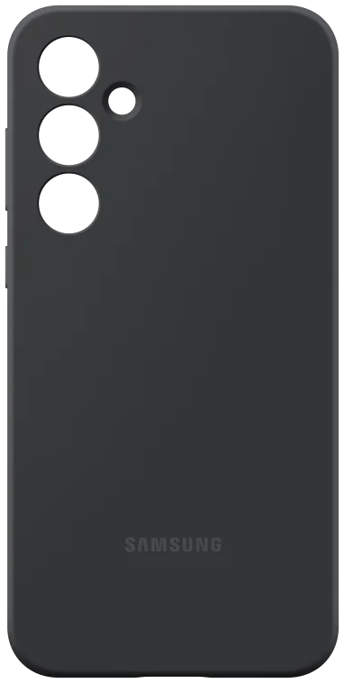 Origineel Samsung Galaxy A55 Hoesje Silicone Case Back Cover Zwart afbeelding 3