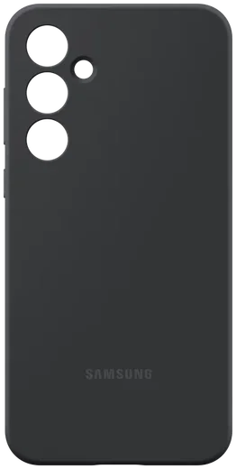 Origineel Samsung Galaxy A55 Hoesje Silicone Case Back Cover Zwart afbeelding 3