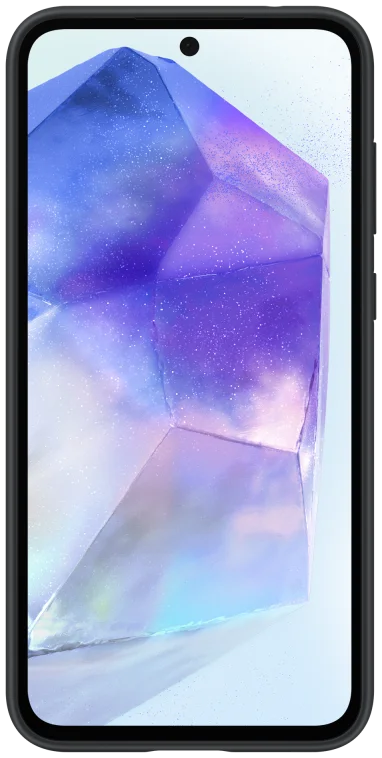 Origineel Samsung Galaxy A55 Hoesje Silicone Case Back Cover Zwart afbeelding 4