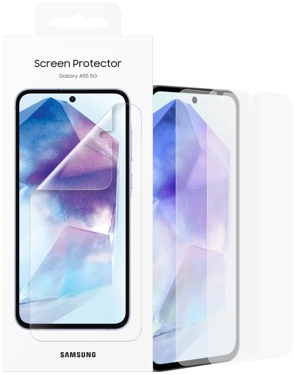 Originele Samsung A55 Screen Protector Display Folie (2-Pack) afbeelding 1