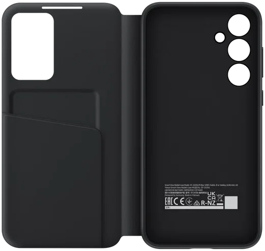 Origineel Samsung Galaxy A35 Hoesje Smart View Wallet Case Zwart afbeelding 4