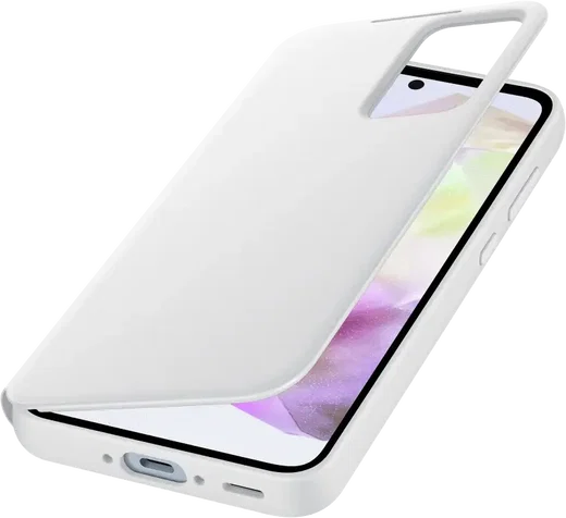 Origineel Samsung Galaxy A35 Hoesje Smart View Wallet Case Wit afbeelding 2