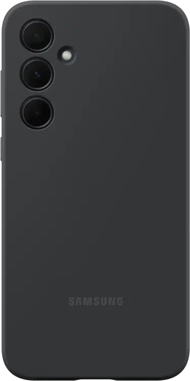 Origineel Samsung Galaxy A35 Hoesje Silicone Case Back Cover Zwart afbeelding 1