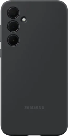 Origineel Samsung Galaxy A35 Hoesje Silicone Case Back Cover Zwart afbeelding 1