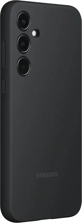 Origineel Samsung Galaxy A35 Hoesje Silicone Case Back Cover Zwart afbeelding 2