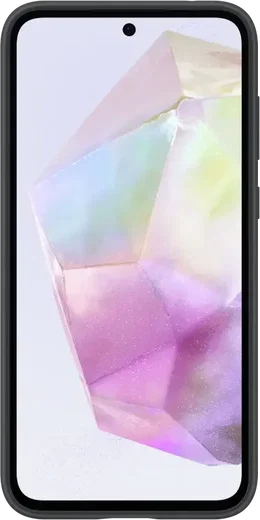 Origineel Samsung Galaxy A35 Hoesje Silicone Case Back Cover Zwart afbeelding 4