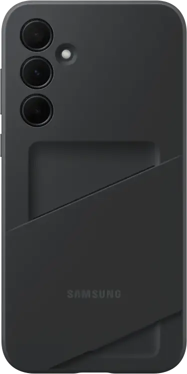 Origineel Samsung Galaxy A35 Hoesje Card Slot Cover Zwart afbeelding 1