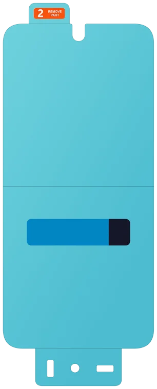 Originele Samsung Galaxy A35 Screen Protector Display Folie (2-Pack) afbeelding 3