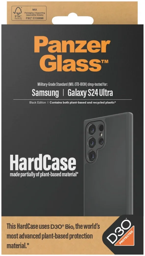 PanzerGlass HardCase D3O Samsung Galaxy S24 Ultra Hoesje Zwart afbeelding 4