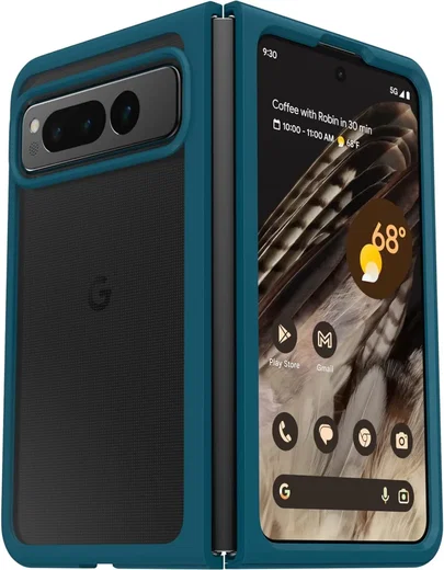 OtterBox Thin Flex Google Pixel Fold Hoesje Transparant Blauw afbeelding 1