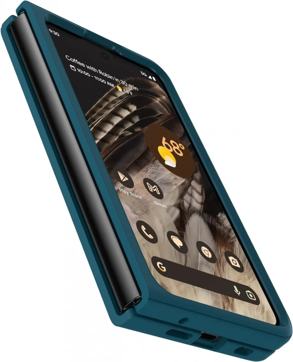 OtterBox Thin Flex Google Pixel Fold Hoesje Transparant Blauw afbeelding 5