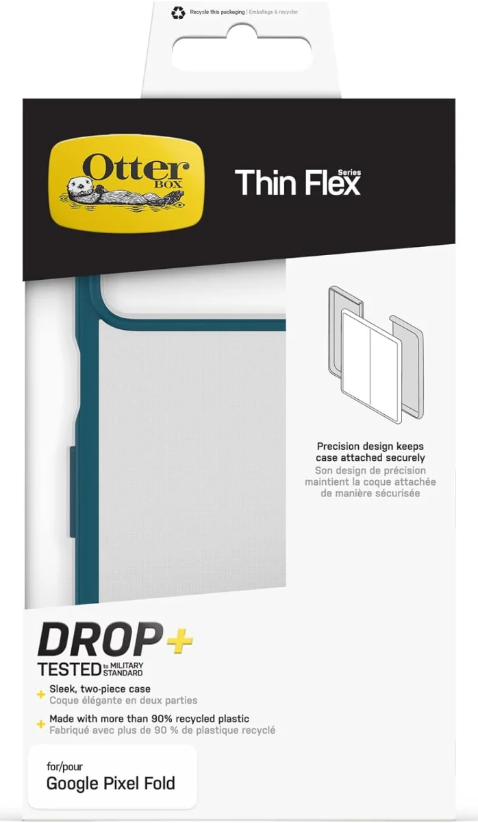 OtterBox Thin Flex Google Pixel Fold Hoesje Transparant Blauw afbeelding 6
