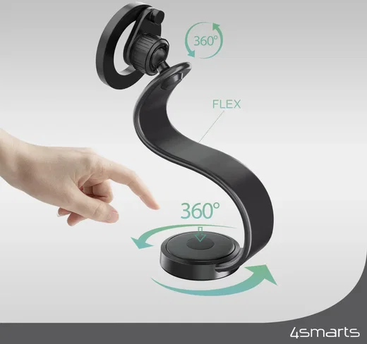 BHHB Mag-Safe Magnetische telefoonhouder voor de auto, 360 graden draaibaar, sterkere grip voor iPhone 15/14/13/12-serie, zwart BHHB Mag-Safe Magnetische telefoonhouder voor de auto, 360 graden draaibaar, sterkere grip voor iPhone 15/14/13/12-serie, zwart
