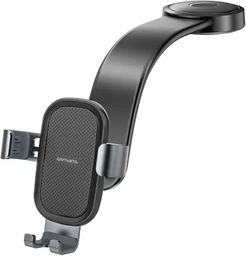 4smarts Dashboard/Raam Telefoonhouder 360° Verstelbaar Zwart afbeelding 1
