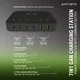 4smarts 100W 7-in-1 GaN Oplaadstation met Draadloos Opladen Zwart afbeelding 3