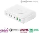 4smarts 100W 7-in-1 GaN Oplaadstation met Draadloos Opladen Wit afbeelding 2