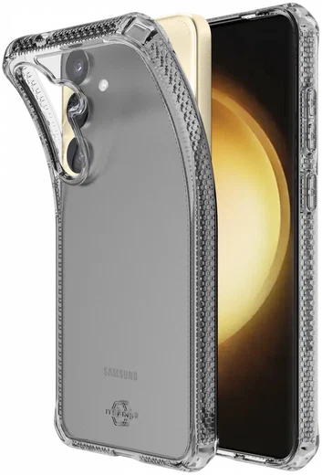 ITSKINS Spectrum R Clear Samsung Galaxy S24 Plus Hoesje Zwart afbeelding 1