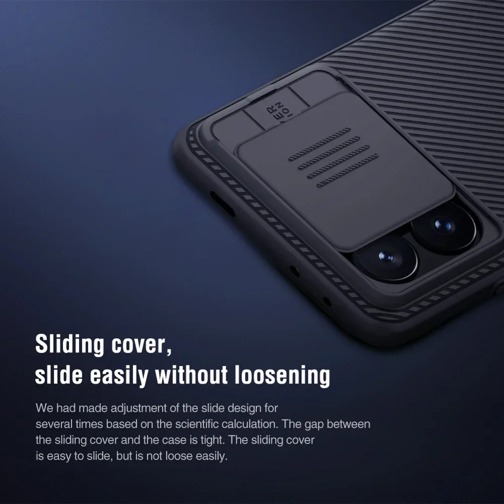 Nillkin CamShield Xiaomi Poco X6 Pro Hoesje Camera Slider Zwart afbeelding 5