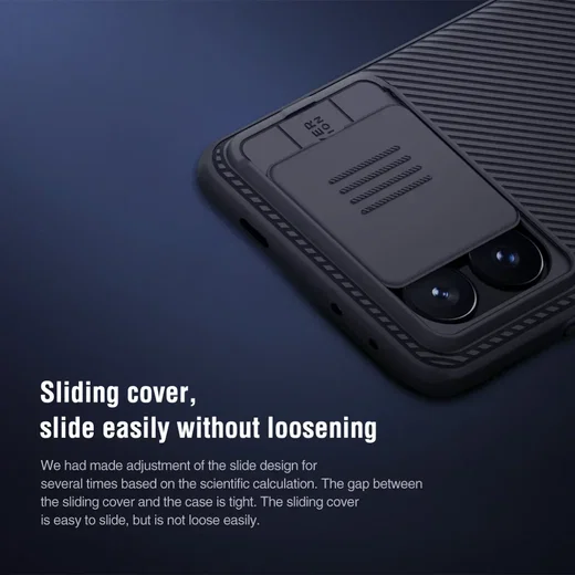 Nillkin CamShield Xiaomi Poco X6 Pro Hoesje Camera Slider Zwart afbeelding 5