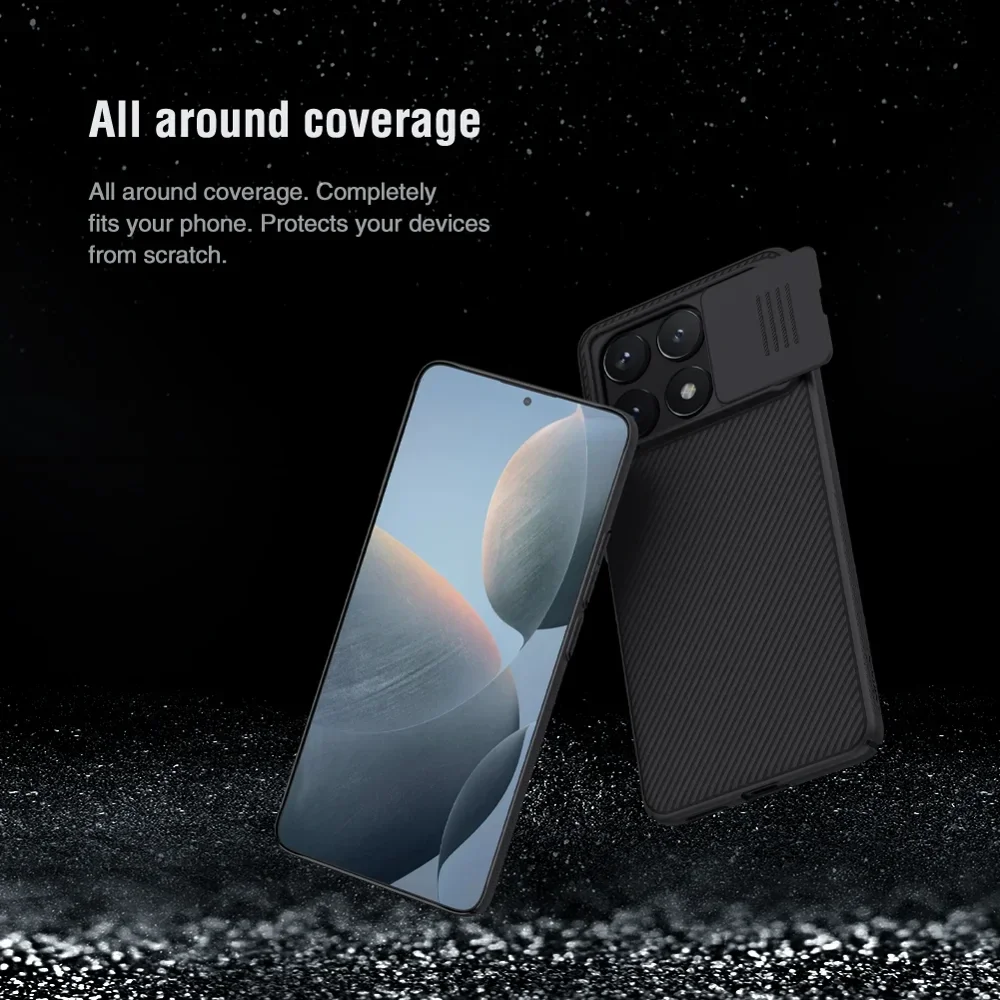 Nillkin CamShield Xiaomi Poco X6 Pro Hoesje Camera Slider Zwart afbeelding 8