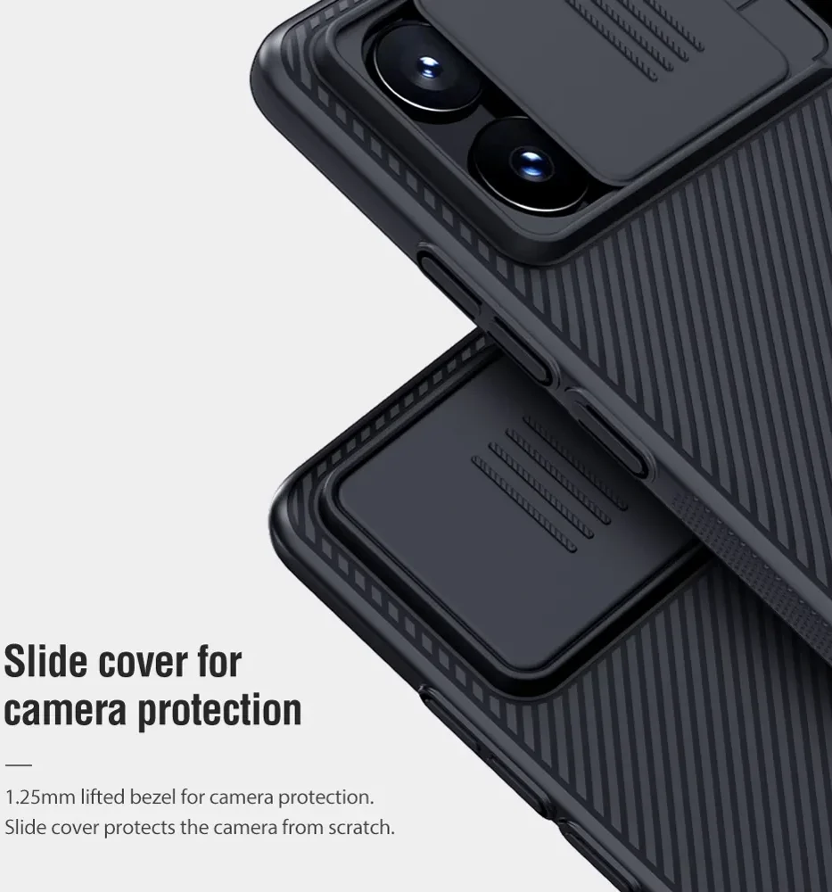 Nillkin CamShield Xiaomi Poco X6 Pro Hoesje Camera Slider Zwart afbeelding 11