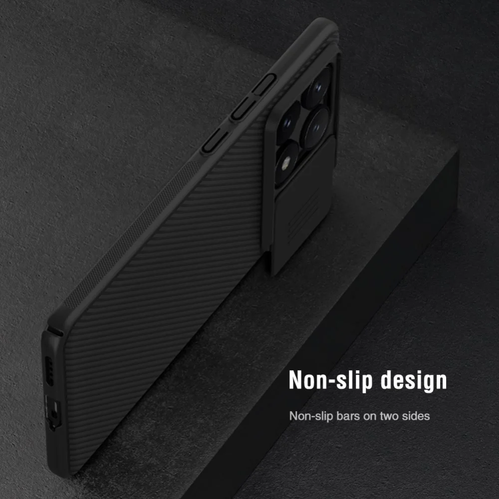 Nillkin CamShield Xiaomi Poco X6 Pro Hoesje Camera Slider Zwart afbeelding 6