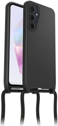 OtterBox React Necklace Samsung Galaxy A35 Hoesje met Koord Zwart afbeelding
