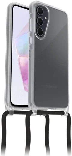 OtterBox React Necklace Samsung Galaxy A35 Hoesje met Koord Clear afbeelding 1