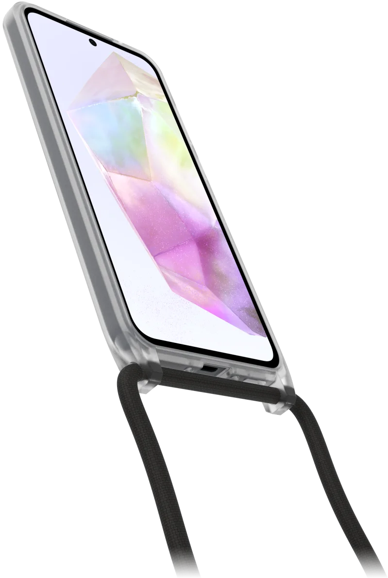OtterBox React Necklace Samsung Galaxy A35 Hoesje met Koord Clear afbeelding 2
