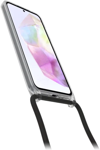 OtterBox React Necklace Samsung Galaxy A35 Hoesje met Koord Clear afbeelding 2