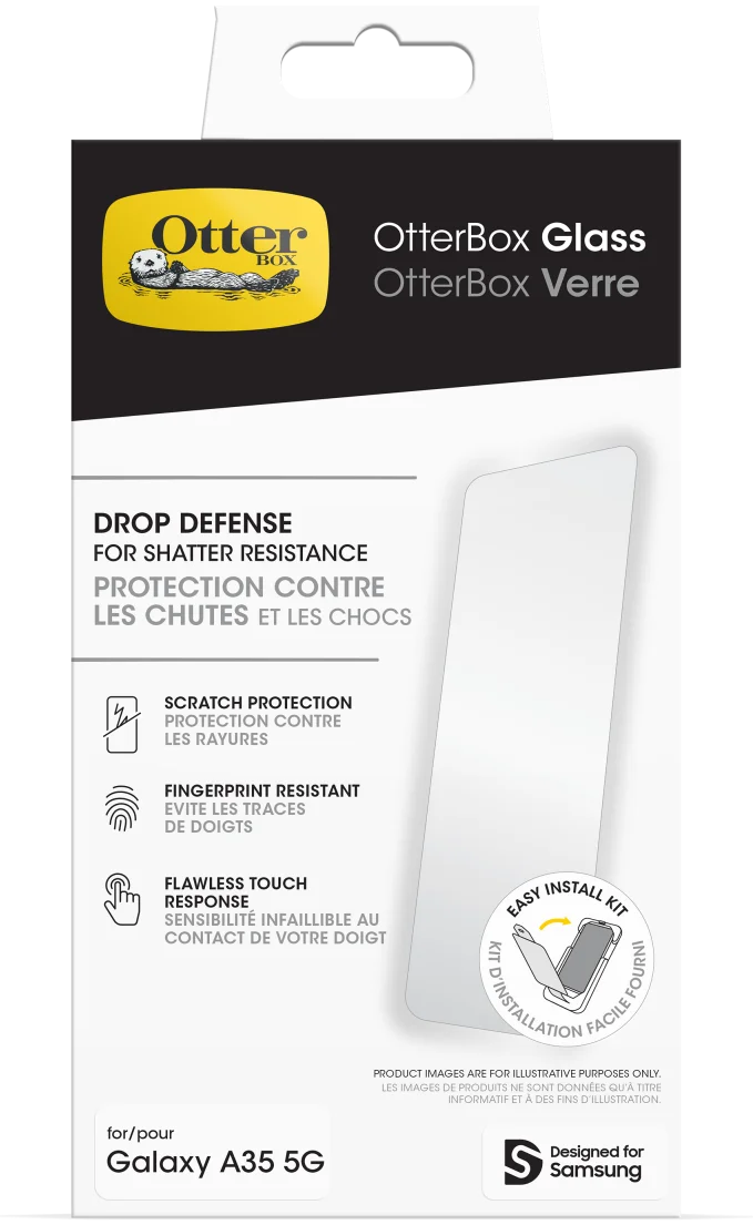 OtterBox Glass Samsung Galaxy A35 Screen Protector afbeelding 1