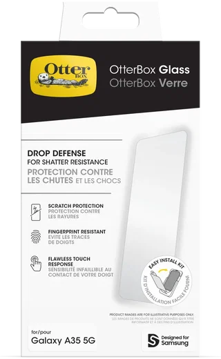 OtterBox Glass Samsung Galaxy A35 Screen Protector afbeelding 1
